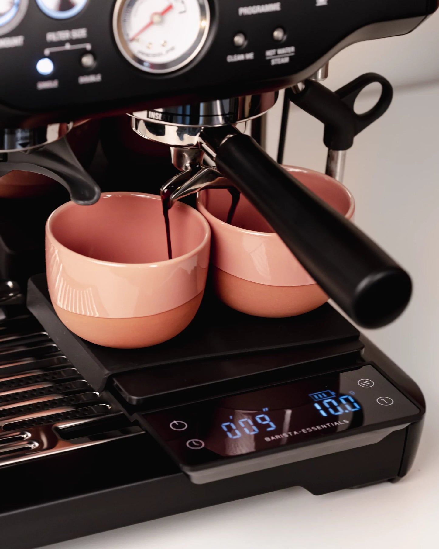Coffee scale and Sage espresso machine