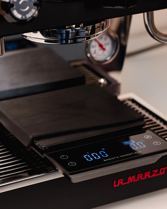 Koffie weegschaal met timer en la Marzocco