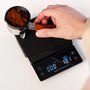 Barista coffee scale with timer