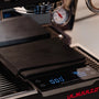 Coffee scale with timer and La Marzocco
