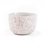 Cappuccino kopje porselein 180ml speckled wit en grijs van Barista-Essentials