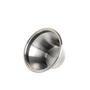 Convex filterbakje 54mm van RVS, taps toelopend naar de bodem
