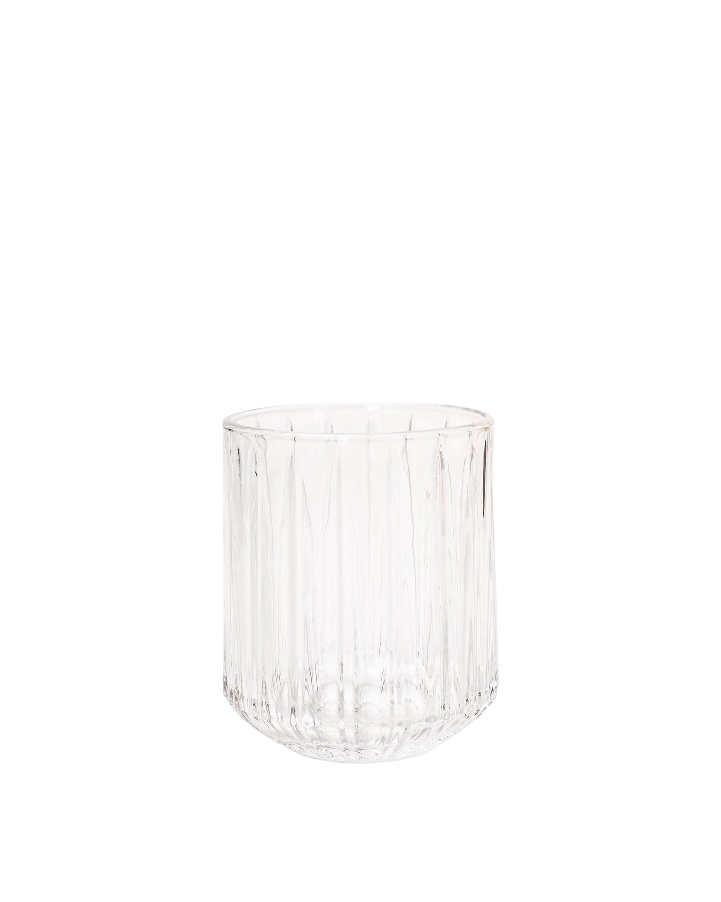 Iced coffee glass