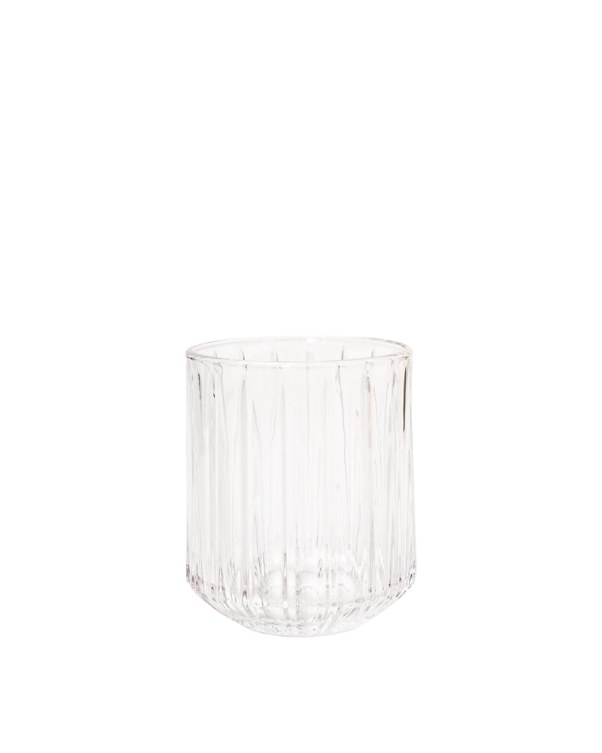 Iced coffee glass