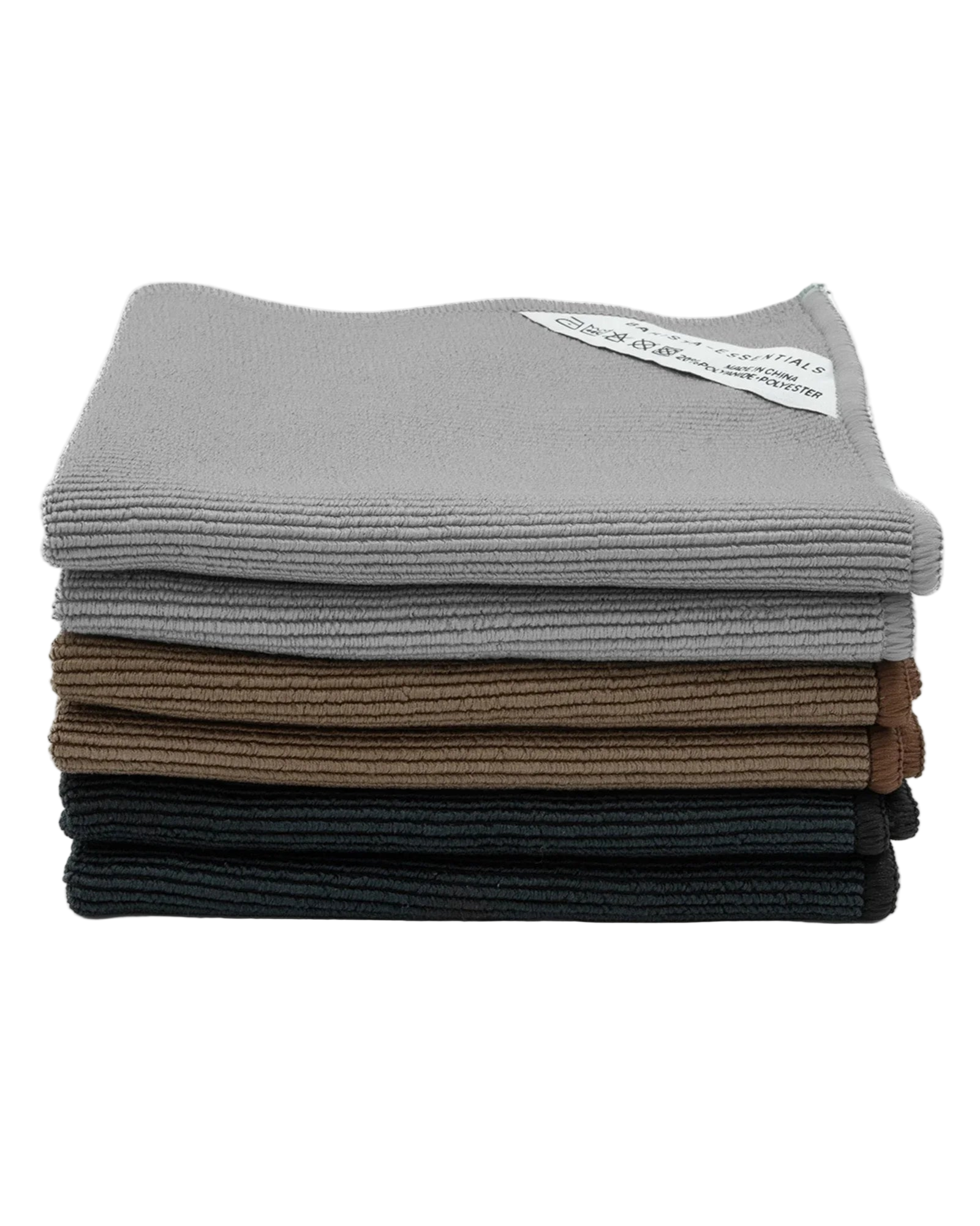 Set van 6 barista doekjes in 3 verschillende kleuren