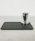 Tamper mat, tampermat, plat, zwart, tampingmat, tamperhouder