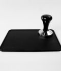 Tamper mat, tampermat, plat, zwart, tampingmat, tamperhouder