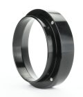 Koffie doseerring, koffie verdeler, RVS, portafilter ring, leveler, distributeur, tamper