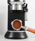Delonghi Dedica naked portafilter bodemloze filterdrager hout 51mm met tamper hout 51mm