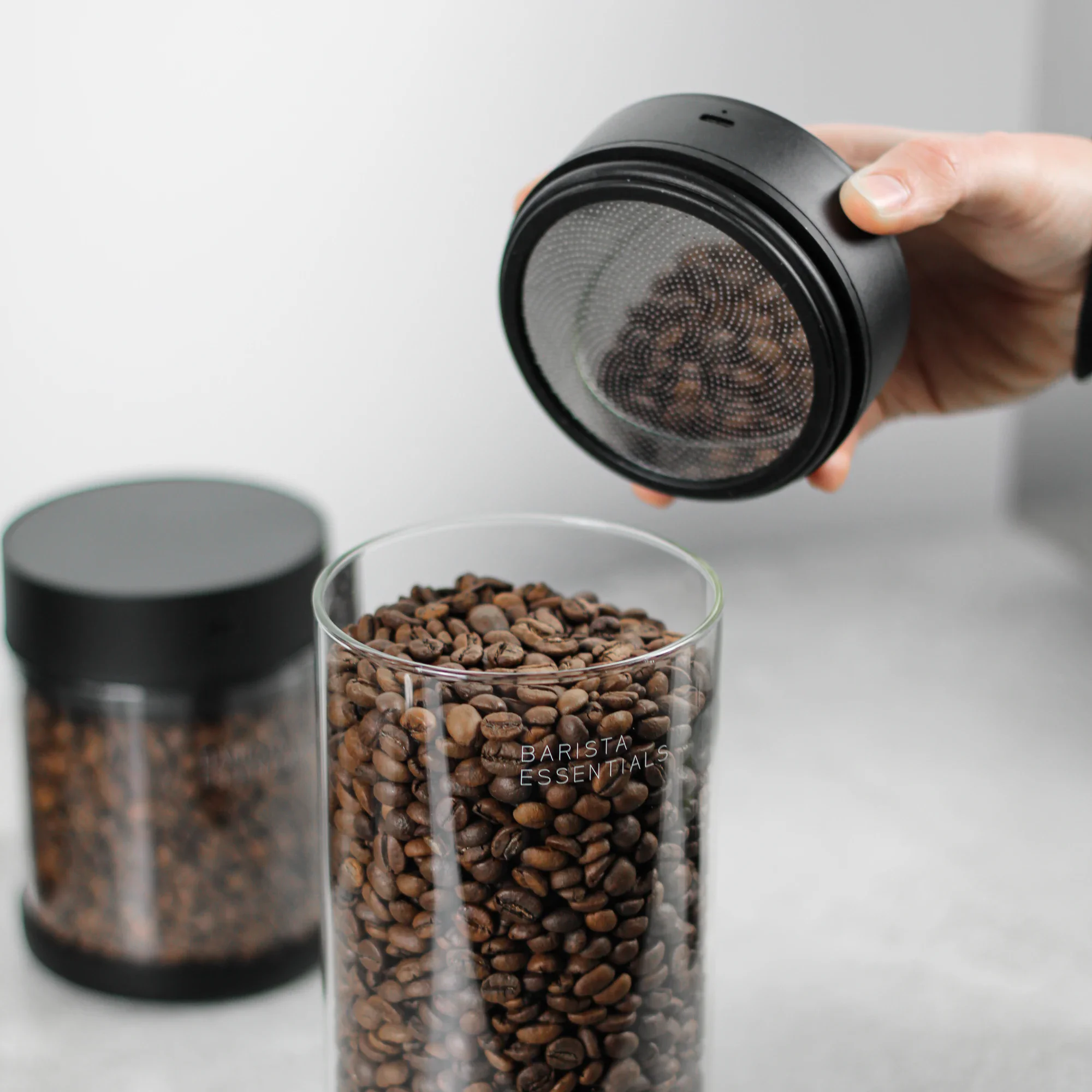 Met de hand te openen deksel vacuüm koffiebus 500 gram