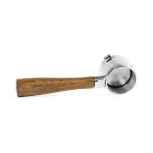 Houten 51m naked portafilter van Barista-Essentials, voor een DeLonghi La Specialista espressomachine